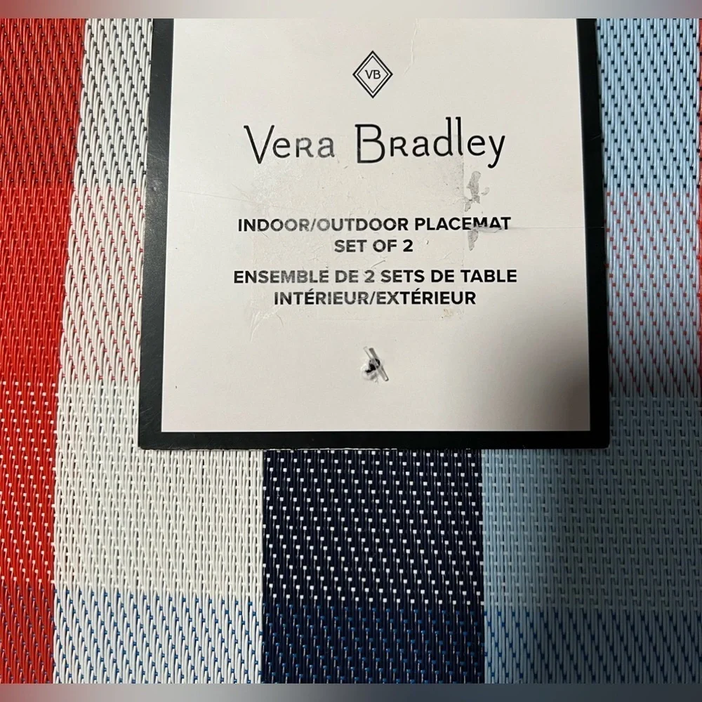Vera Bradley set of 2 indoor / outdoor placemats *update only 2 sets left*